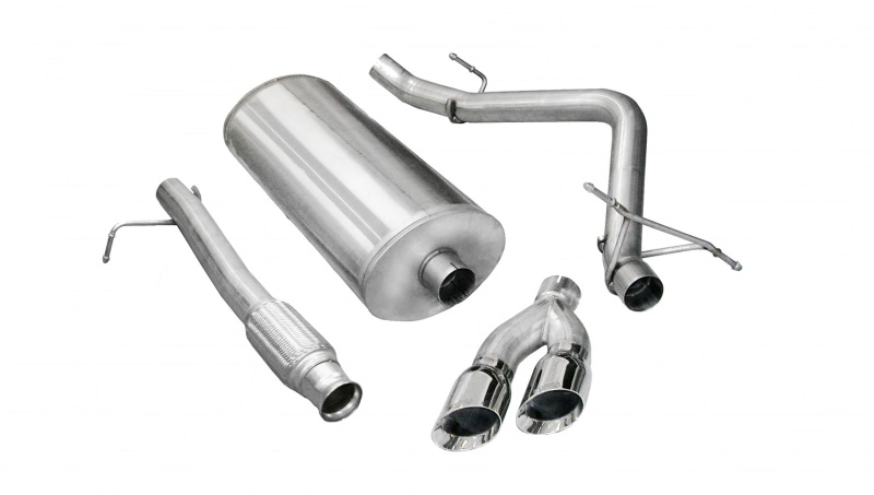 Chevrolet Silverado Performance Exhaust - CORSA Performance - Cat-Back Sport - Polished - `09-`13
